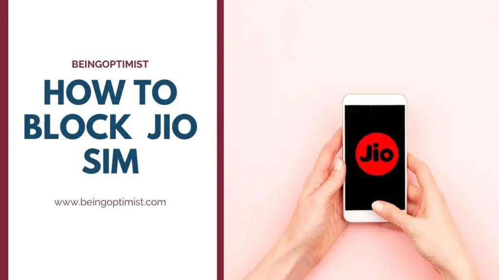How To Block jio SIM