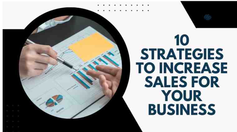 10 strategies to increase sales