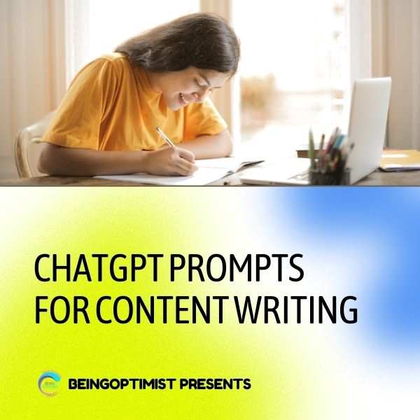 ChatGPT prompts for content writing