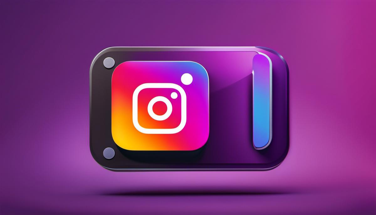 Image of Instagram logo representing the social media platform